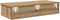 vidaXL - Wandschap - met - lades - 80x31x17 - cm - bewerkt - hout - artisanaal - eiken