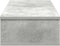 vidaXL - Wandschap - met - lades - 80x31x17 - cm - bewerkt - hout - betongrijs