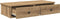 vidaXL - Wandschap - met - lades - 80x31x17 - cm - bewerkt - hout - artisanaal - eiken