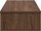 vidaXL - Wandschap - met - lades - 80x31x17 - cm - bewerkt - hout - bruin - eikenkleurig