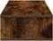 vidaXL - Wandschap - met - lades - 80x31x17 - cm - bewerkt - hout - gerookt - eikenkleur