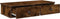 vidaXL - Wandschap - met - lades - 80x31x17 - cm - bewerkt - hout - gerookt - eikenkleur