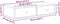 vidaXL - Wandschap - met - lades - 80x31x17 - cm - bewerkt - hout - zwart