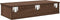 vidaXL - Wandschap - met - lades - 80x31x17 - cm - bewerkt - hout - bruin - eikenkleurig
