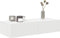 vidaXL - Wandschap - met - lades - 80x33x17 - cm - bewerkt - hout - wit