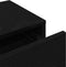 vidaXL - Wandschap - met - lades - 80x33x17 - cm - bewerkt - hout - zwart