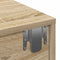 vidaXL - Wandschap - met - lades - 80x33x17 - cm - bewerkt - hout - sonoma - eikenkleur