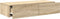 vidaXL - Wandschap - met - lades - 80x33x17 - cm - bewerkt - hout - sonoma - eikenkleur