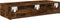 vidaXL - Wandschap - met - lades - 80x33x17 - cm - bewerkt - hout - gerookt - eikenkleur