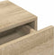 vidaXL - Wandschap - met - lades - 80x33x17 - cm - bewerkt - hout - sonoma - eikenkleur