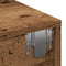 vidaXL - Wandschap - met - lades - 80x33x17 - cm - bewerkt - hout - oud - houtkleurig