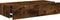 vidaXL - Wandschap - met - lades - 80x33x17 - cm - bewerkt - hout - gerookt - eikenkleur