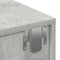 vidaXL - Wandschap - met - lades - 80x33x17 - cm - bewerkt - hout - betongrijs