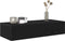 vidaXL - Wandschap - met - lades - 80x33x17 - cm - bewerkt - hout - zwart