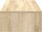 vidaXL - Wandschap - met - lades - 80x33x17 - cm - bewerkt - hout - sonoma - eikenkleur