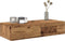 vidaXL - Wandschap - met - lades - 80x33x17 - cm - bewerkt - hout - oud - houtkleurig