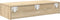 vidaXL - Wandschap - met - lades - 80x33x17 - cm - bewerkt - hout - sonoma - eikenkleur