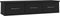 vidaXL - Wandschap - met - lades - 88x26x18,5 - cm - bewerkt - hout - zwart
