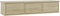 vidaXL - Wandschap - met - lades - 88x26x18,5 - cm - spaanplaat - sonoma - eikenkleurig