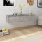 vidaXL - Wandschap - met - lades - 88x26x18,5 - cm - spaanplaat - betongrijs
