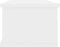 vidaXL - Wandschap - met - lades - 88x26x18,5 - cm - spaanplaat - hoogglans - wit