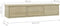 vidaXL - Wandschap - met - lades - 88x26x18,5 - cm - spaanplaat - sonoma - eikenkleurig