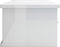vidaXL - Wandschap - met - lades - 88x26x18,5 - cm - spaanplaat - hoogglans - wit