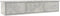 vidaXL - Wandschap - met - lades - 88x26x18,5 - cm - spaanplaat - betongrijs