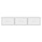 vidaXL - Wandschap - met - lades - 88x26x18,5 - cm - spaanplaat - hoogglans - wit