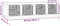 vidaXL - Wandschap - met - manden - 62x18x16 - cm - massief - walnotenhout