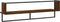 vidaXL - Wandschap - met - stang - 100x25x30 - cm - bruineikenkleurig