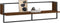 vidaXL - Wandschap - met - stang - 100x25x30 - cm - bruineikenkleurig