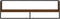 vidaXL - Wandschap - met - stang - 100x25x30 - cm - bruineikenkleurig