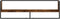 vidaXL - Wandschap - met - stang - 100x25x30 - cm - gerookt - eikenkleurig