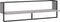 vidaXL - Wandschap - met - stang - 100x25x30 - cm - grijs - sonoma - eikenkleurig