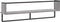 vidaXL - Wandschap - met - stang - 100x25x30 - cm - grijs - sonoma - eikenkleurig