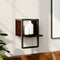 vidaXL - Wandschap - met - stang - 20x25x30 - cm - bruin - eikenkleur