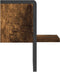 vidaXL - Wandschap - met - stang - 20x25x30 - cm - gerookt - eikenkleurig