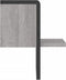 vidaXL - Wandschap - met - stang - 20x25x30 - cm - grijs - sonoma - eikenkleurig