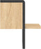 vidaXL - Wandschap - met - stang - 20x25x30 - cm - sonoma - eikenkleurig