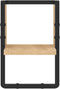 vidaXL - Wandschap - met - stang - 20x25x30 - cm - sonoma - eikenkleurig