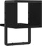 vidaXL - Wandschap - met - stang - 20x25x30 - cm - zwart