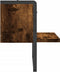 vidaXL - Wandschap - met - stang - 30x25x30 - cm - gerookt - eikenkleurig