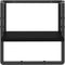vidaXL - Wandschap - met - stang - 30x25x30 - cm - zwart
