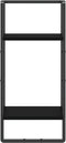 vidaXL - Wandschap - met - stang - 30x25x65 - cm - zwart