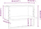 vidaXL - Wandschap - met - stang - 40x25x30 - cm - gerookt - eikenkleurig