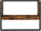 vidaXL - Wandschap - met - stang - 40x25x30 - cm - gerookt - eikenkleurig