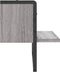 vidaXL - Wandschap - met - stang - 40x25x30 - cm - grijs - sonoma - eikenkleurig