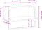 vidaXL - Wandschap - met - stang - 40x25x30 - cm - grijs - sonoma - eikenkleurig