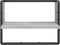 vidaXL - Wandschap - met - stang - 40x25x30 - cm - grijs - sonoma - eikenkleurig
